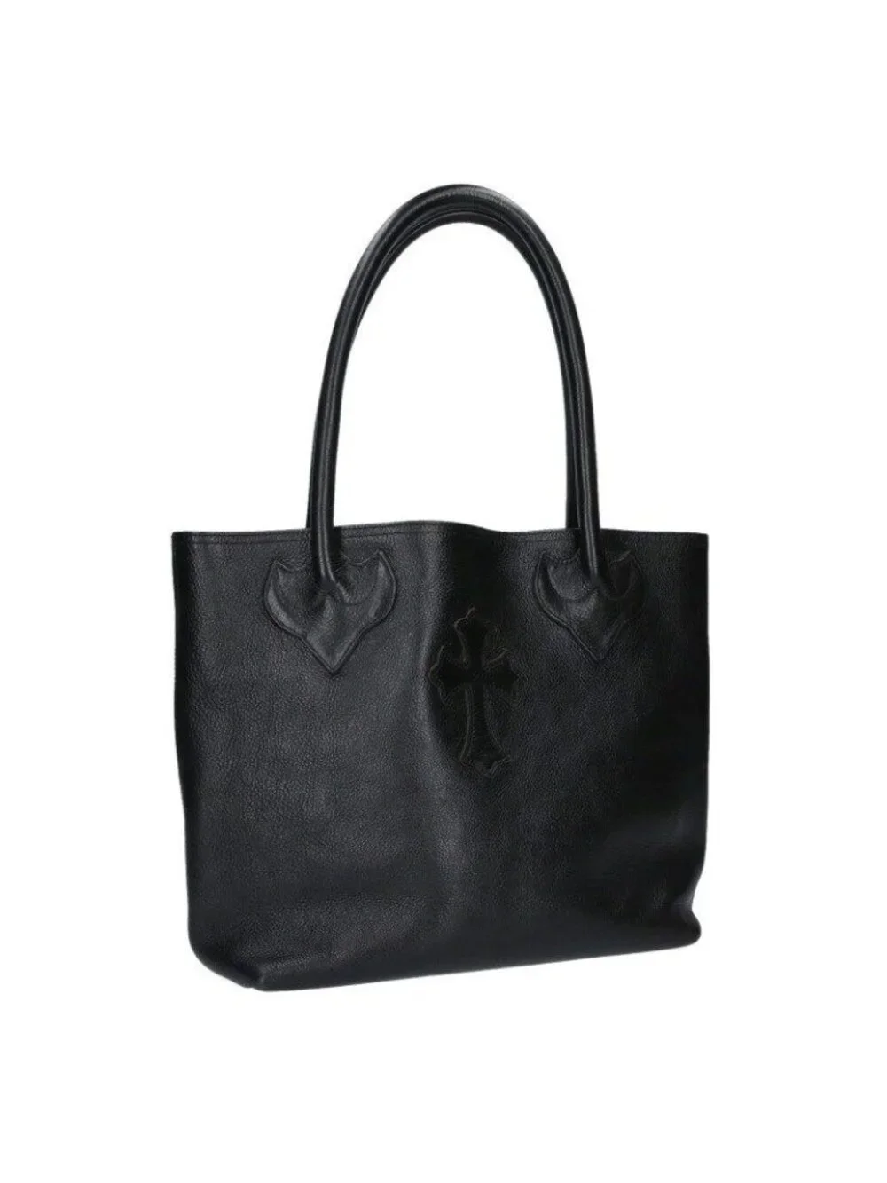 Chrome Hearts FS Tote Leather with Cross Patch